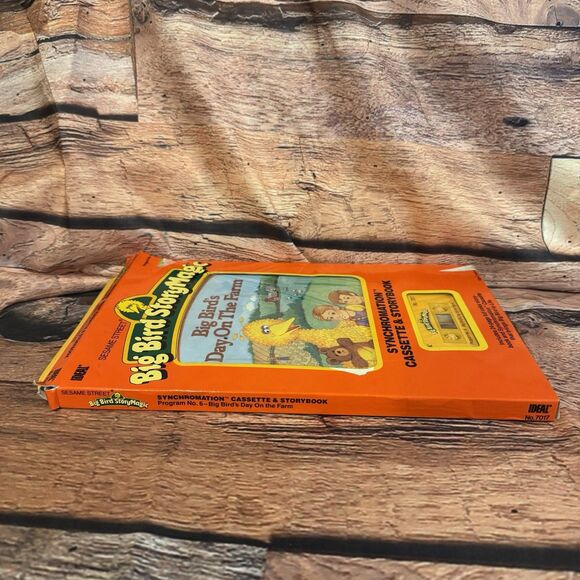Vintage Big Bird StoryMagic Synchromation Cassette Storybook Day On Farm IDEAL - Picture 6 of 6